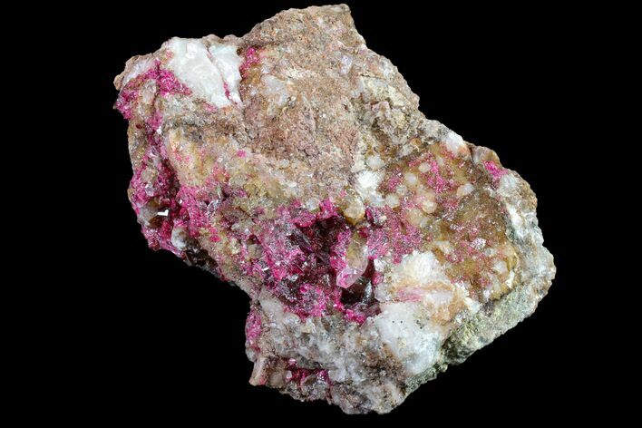 Roselite and Calcite Crystal Association - Morocco #159428